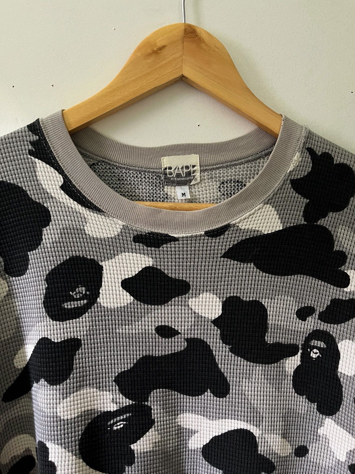 Bape Vintage bape waffle camo tee (nigo era) Size US M / EU 48-50 / 2 - 2 Thumbnail