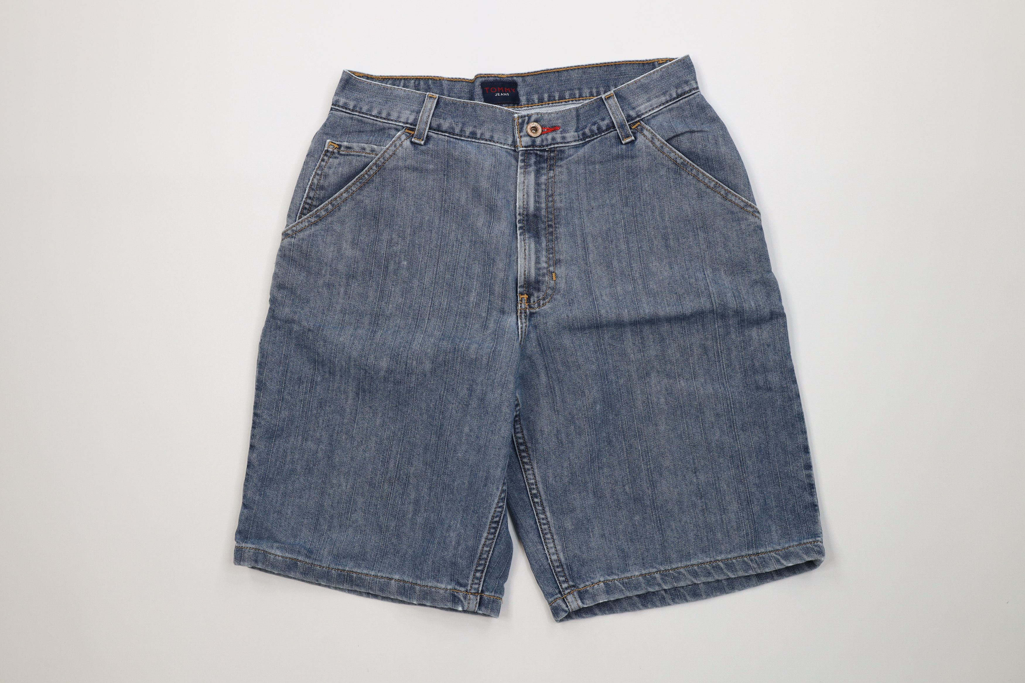 Tommy Hilfiger Vintage Y2K 2001 Tommy Hilfiger Fit Denim Jean Shorts Jorts Size US 30 / EU 46 - 1 Thumbnail
