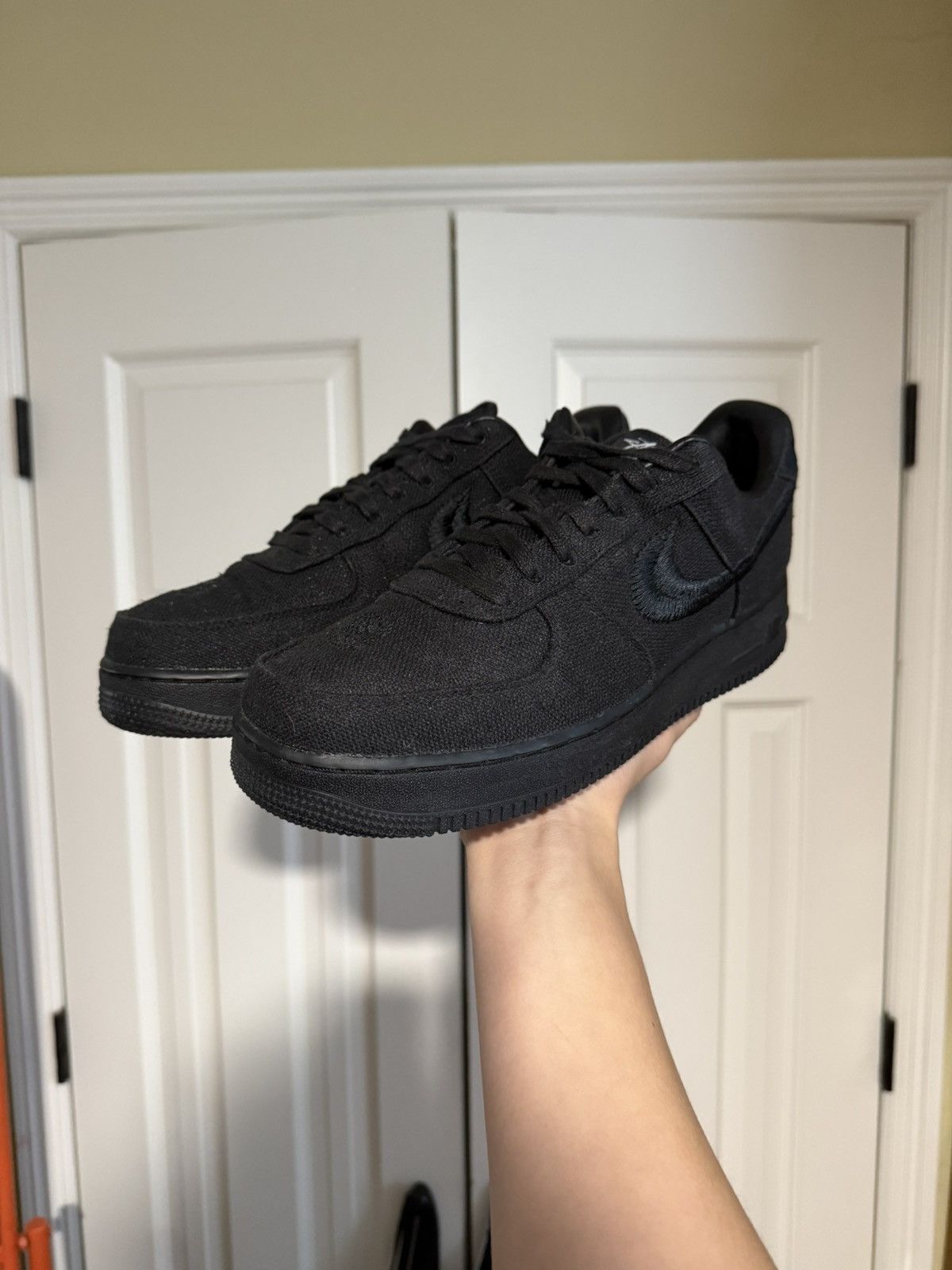 Nike Stussy Black Air Force 1