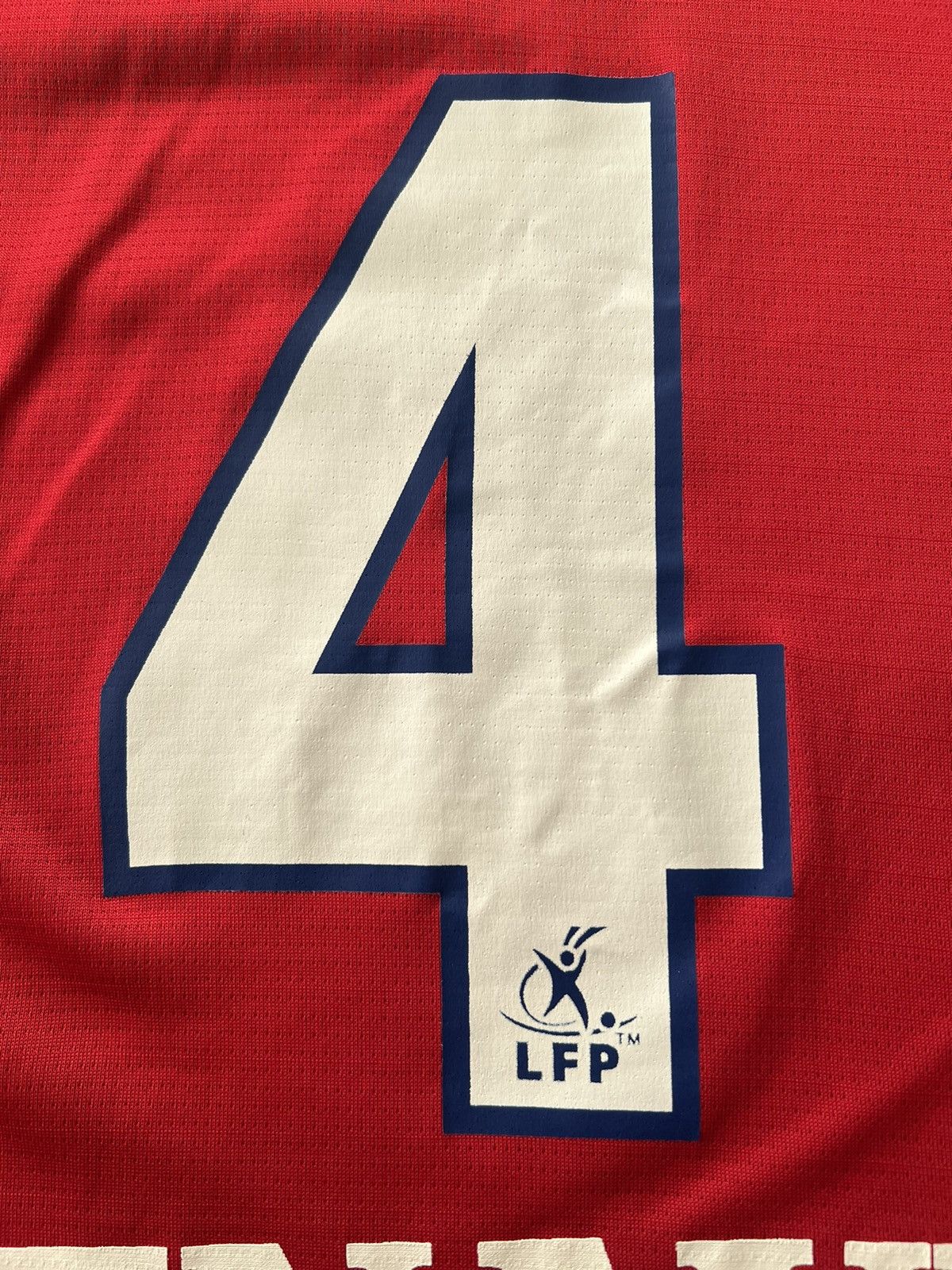 Umbro Olympique Lyonnais #4 Patrick Muller Umbro 2005 2006 Jersey Size US XL / EU 56 / 4 - 22 Thumbnail