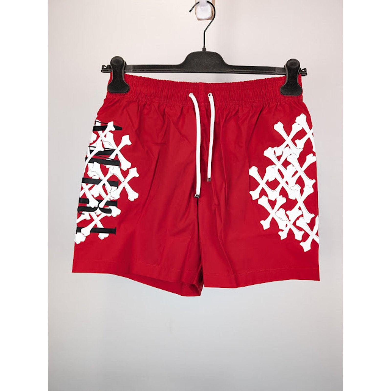 Amiri o1rshd1 Bones Swimshort in Red Size US 30 / EU 46 - 1 Thumbnail