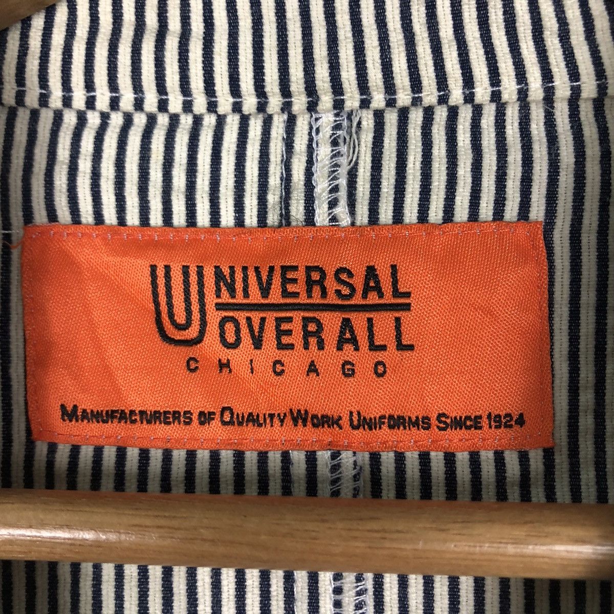 Japanese Brand 🔥Vintage Universal Overall Chicago Chore Jacket Hickory Size US M / EU 48-50 / 2 - 17 Thumbnail