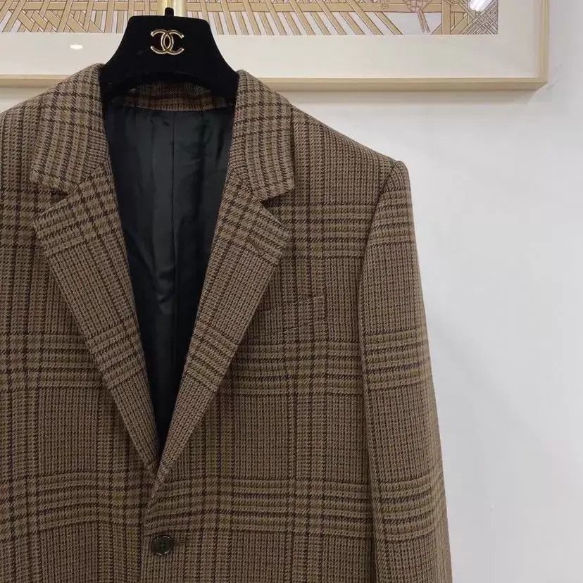 Celine Celine Tartan Checked Blazer 34 Size XXS / US 00 / IT 34 - 3 Thumbnail