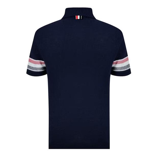 Thom Browne o1g2r1mq0724 Polo Shirts in Navy Size US L / EU 52-54 / 3 - 2 Thumbnail