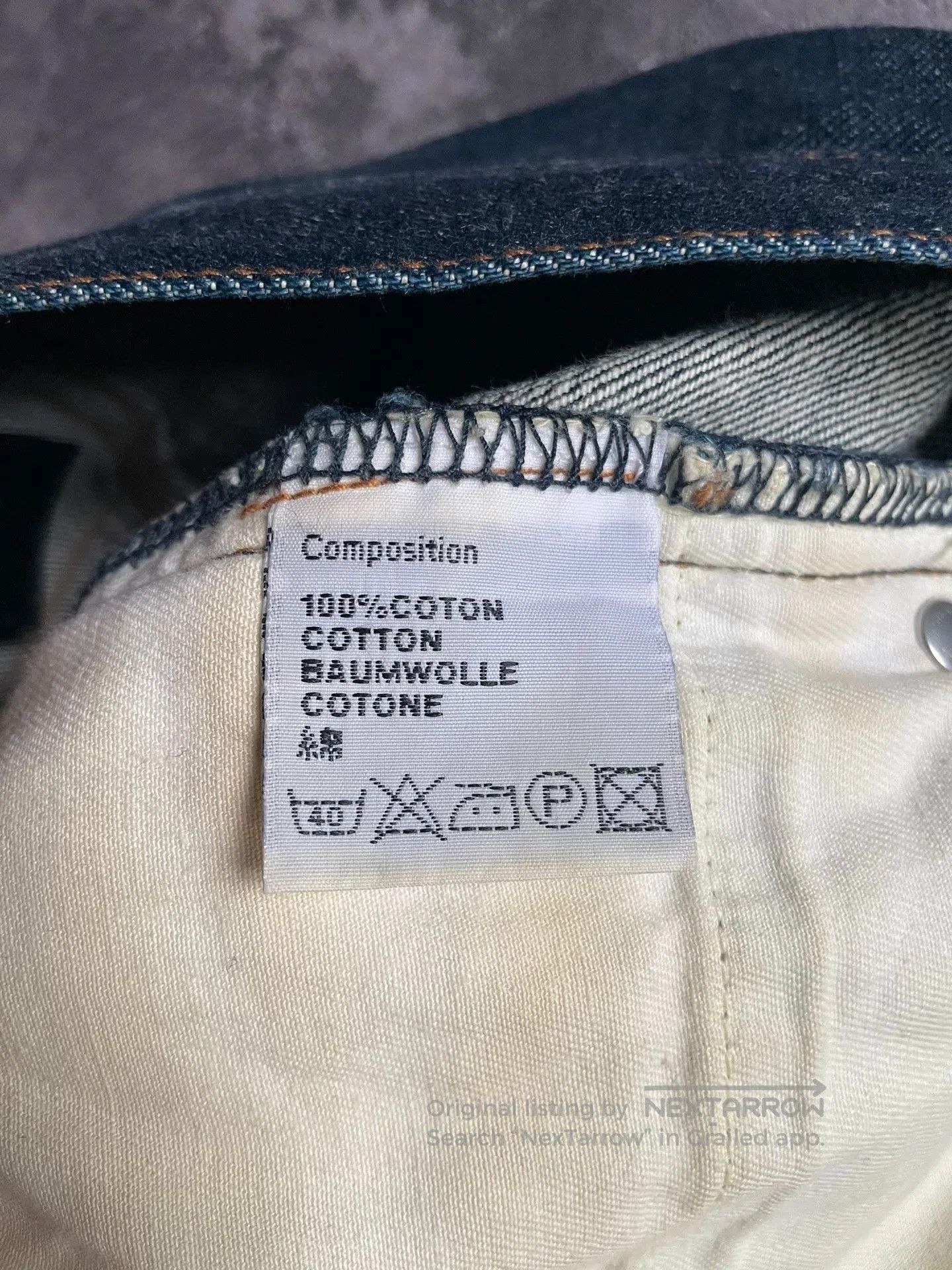 Dior Dior Homme Dark Blue Denim Jeans. Size US 29 - 6 Thumbnail
