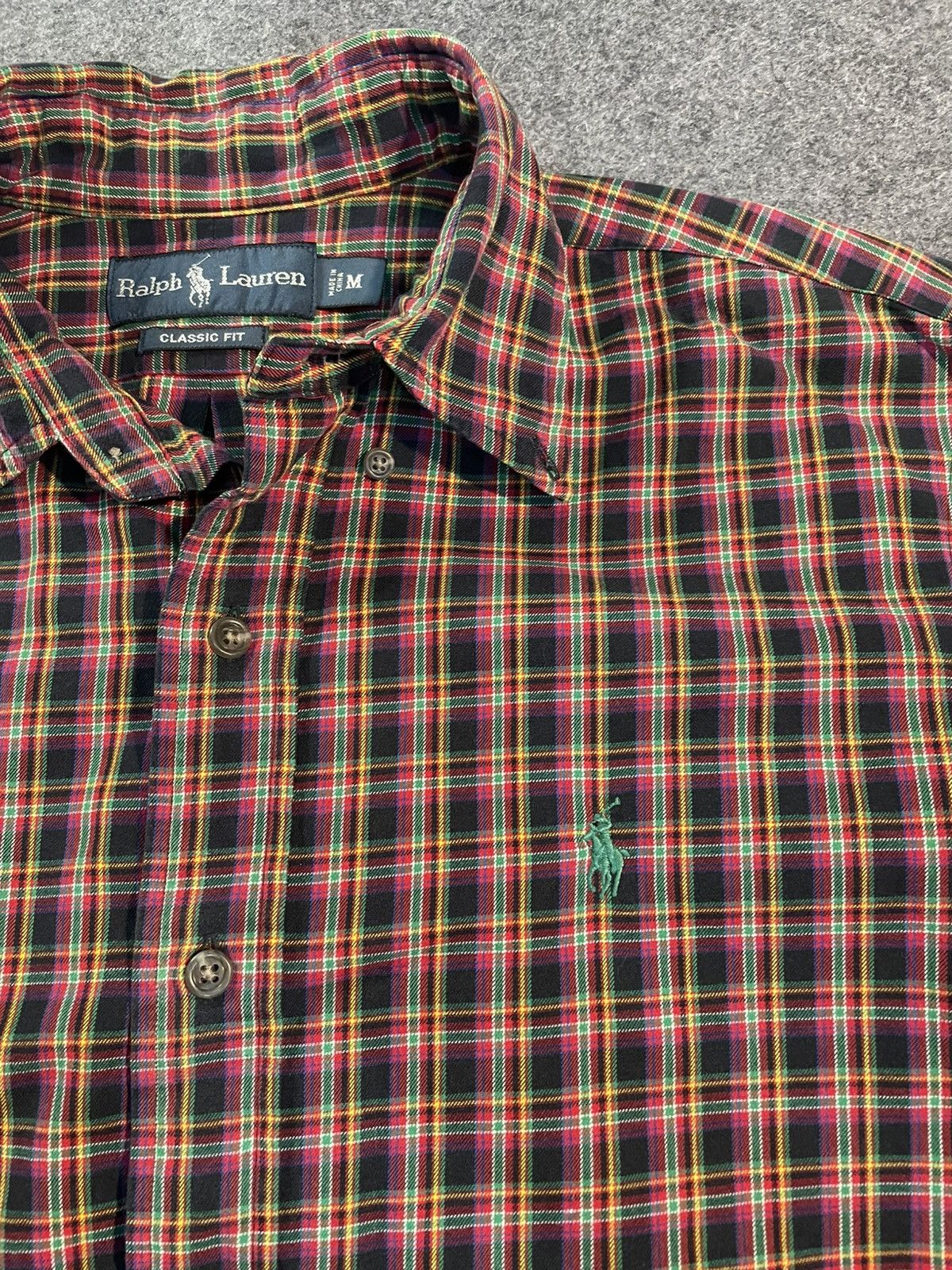 Polo Ralph Lauren Polo Ralph Lauren Mens Pink Red Plaid Button Up Size US L / EU 52-54 / 3 - 2 Thumbnail