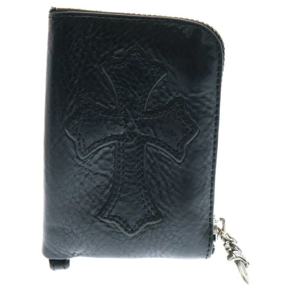 CHROME HEARTS TINY ZIP 小物 Chrome Hearts 1 Zip Wallet Cross Ball