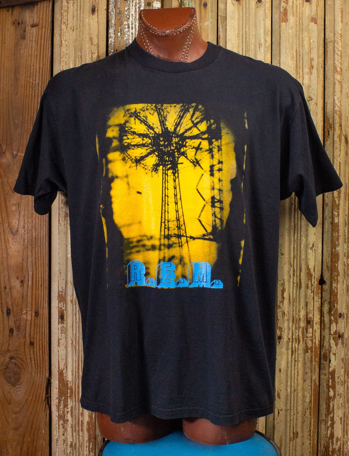 image of Band Tees x Vintage R.e.m. Tour Concert T Shirt 1995 in Black, Men's (Size XL)