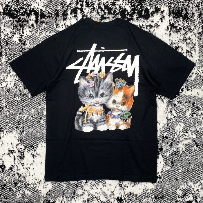 Stussy STUSSY KITTENS TEE IN BLACK | Grailed