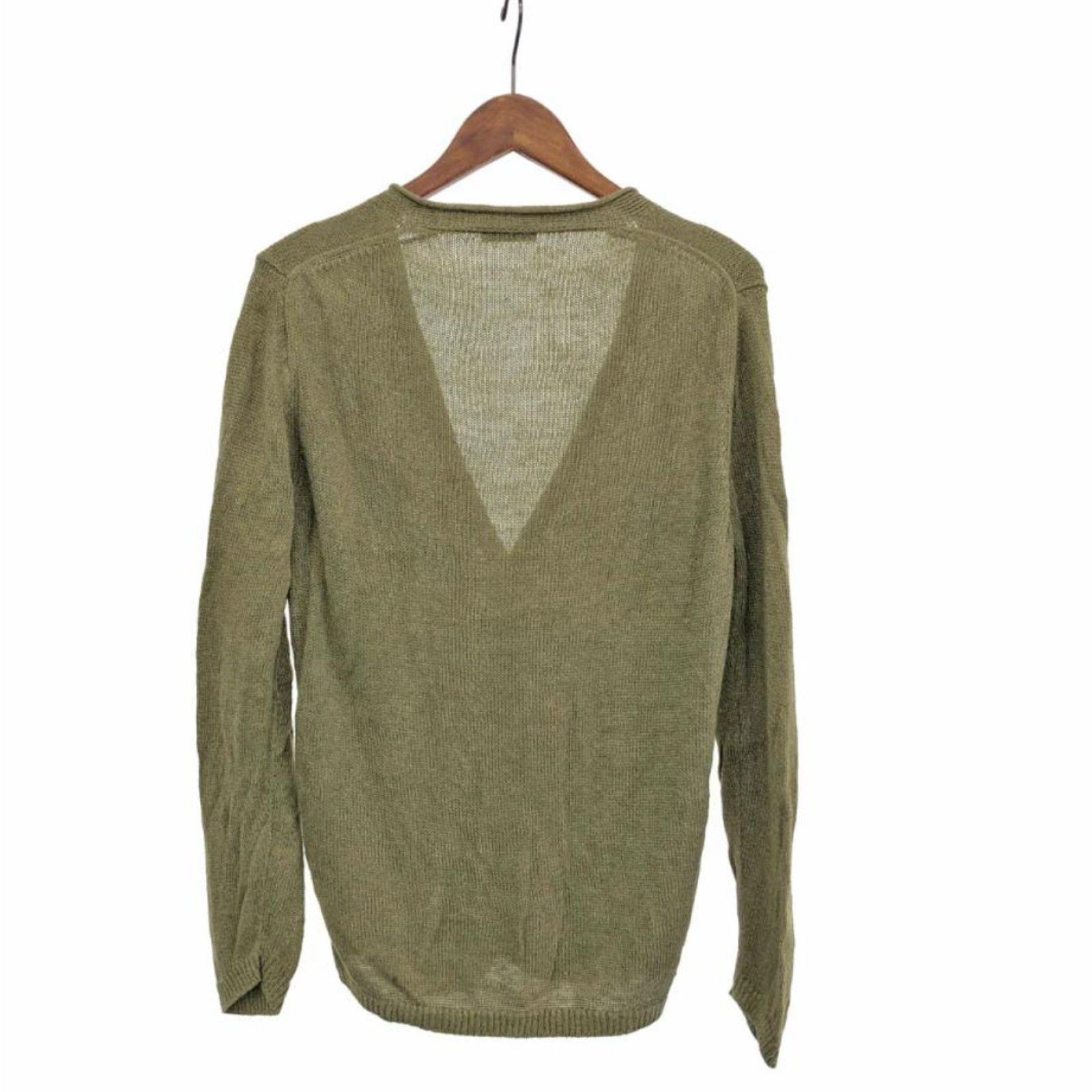 Inis Meain INIS MEAIN Long-Sleeve Cardigan Linen Silk Blend Size US S / EU 44-46 / 1 - 2 Thumbnail