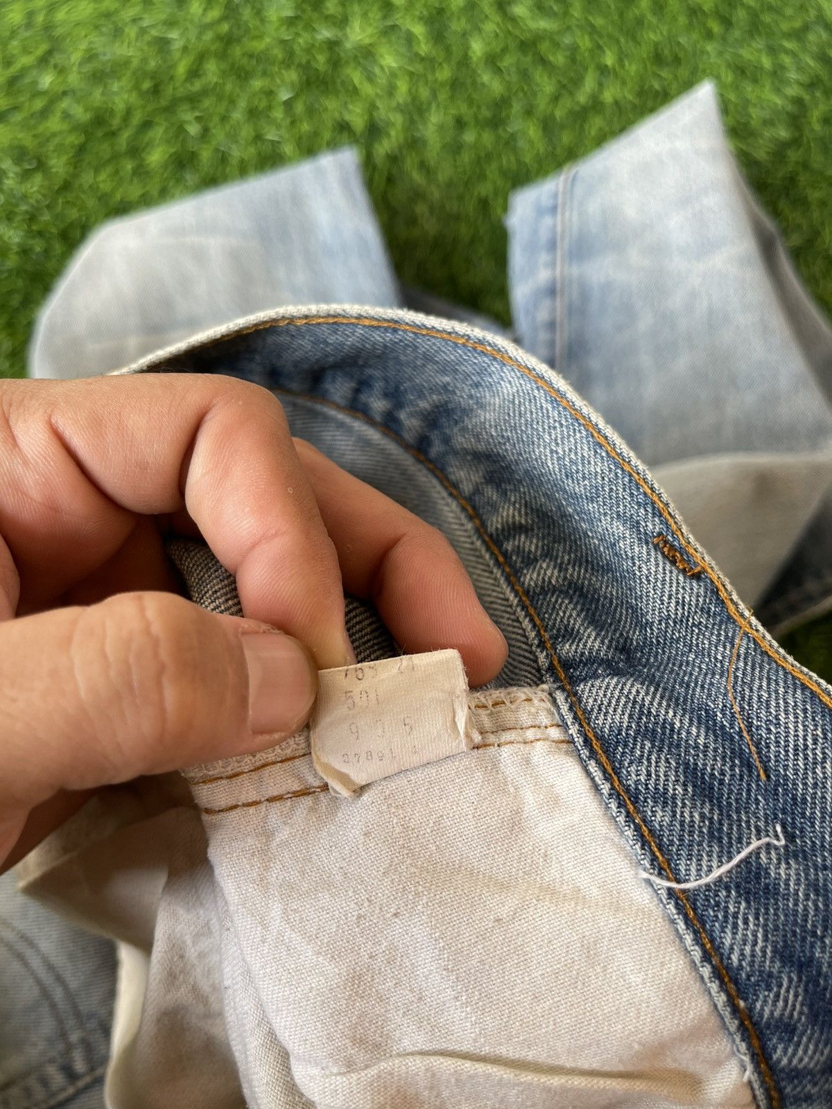 Levi's Vintage 80s🔥Levi’s 501🔥Rindem Hidden Rivets Selvedge Denim Size US 33 - 25 Thumbnail