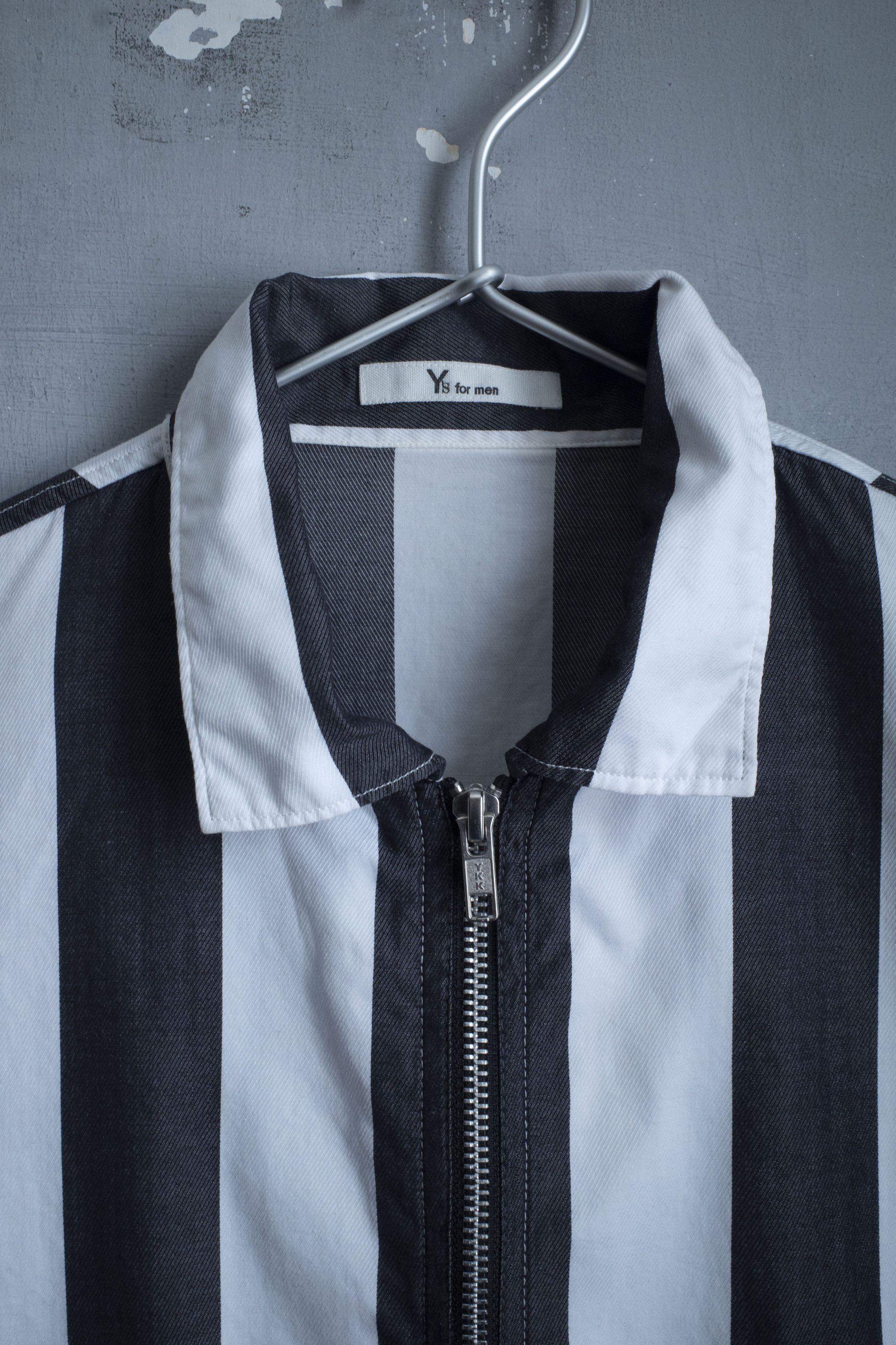 Y's for Men Y's for men Spring-Summer 1987 stripe long overshirt Size US M / EU 48-50 / 2 - 2 Thumbnail