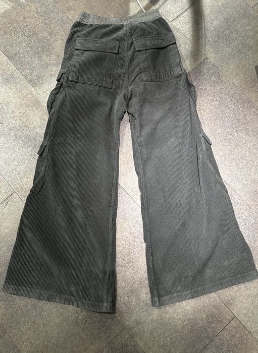 Rick Owens Drkshdw Rick owens drkshdw bela jumbo cargo corduroy trouser ...