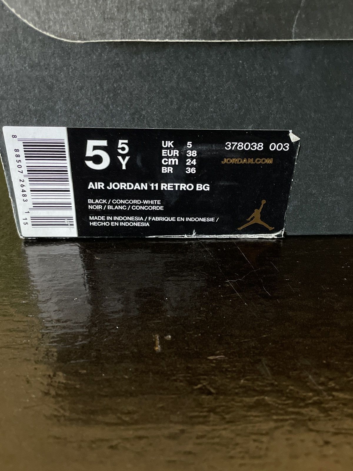Jordan Brand Air Jordan 11 Retro BG Space Jam Size US 5.5 / EU 38 - 7 Thumbnail