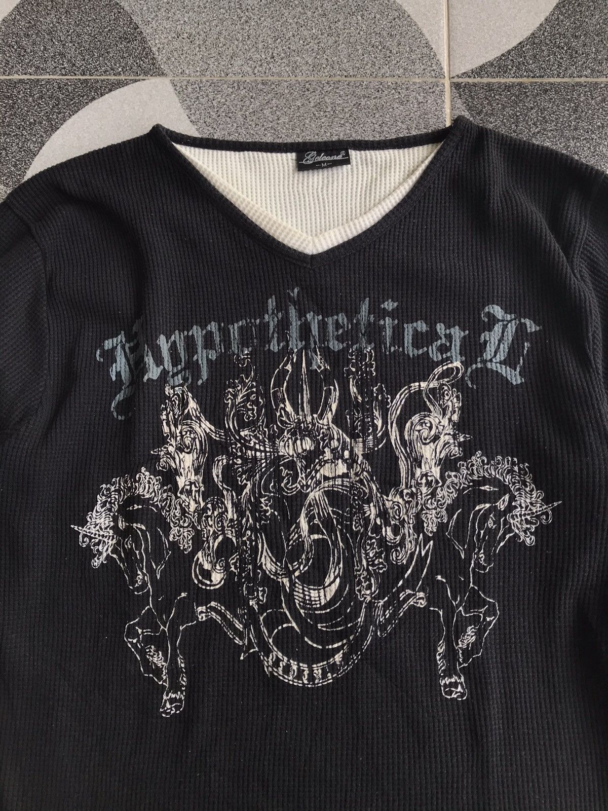 If Six Was Nine Y2K Geleone Hypothetical Double layer Longsleeve Size US M / EU 48-50 / 2 - 3 Thumbnail