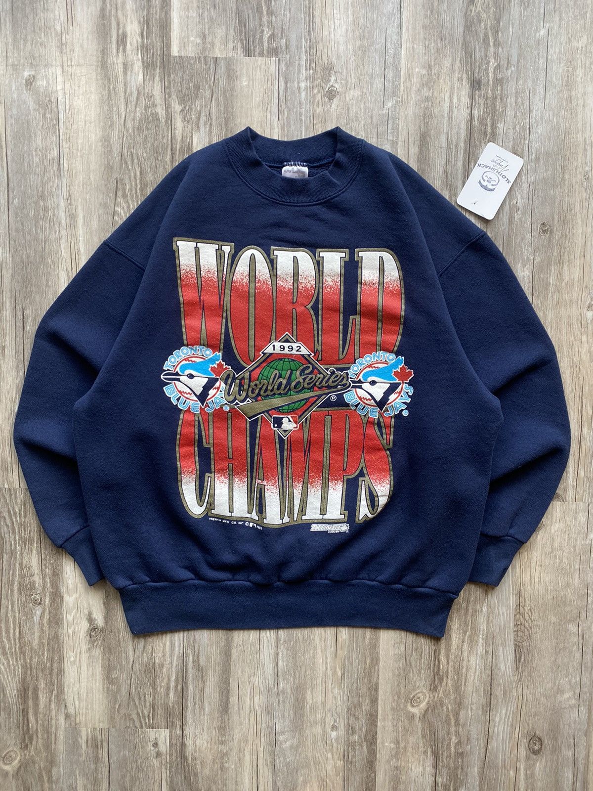 MLB Streetwear Vintage Vintage 90s Toronto Blue Jays World Series Champion Crewneck Grailed