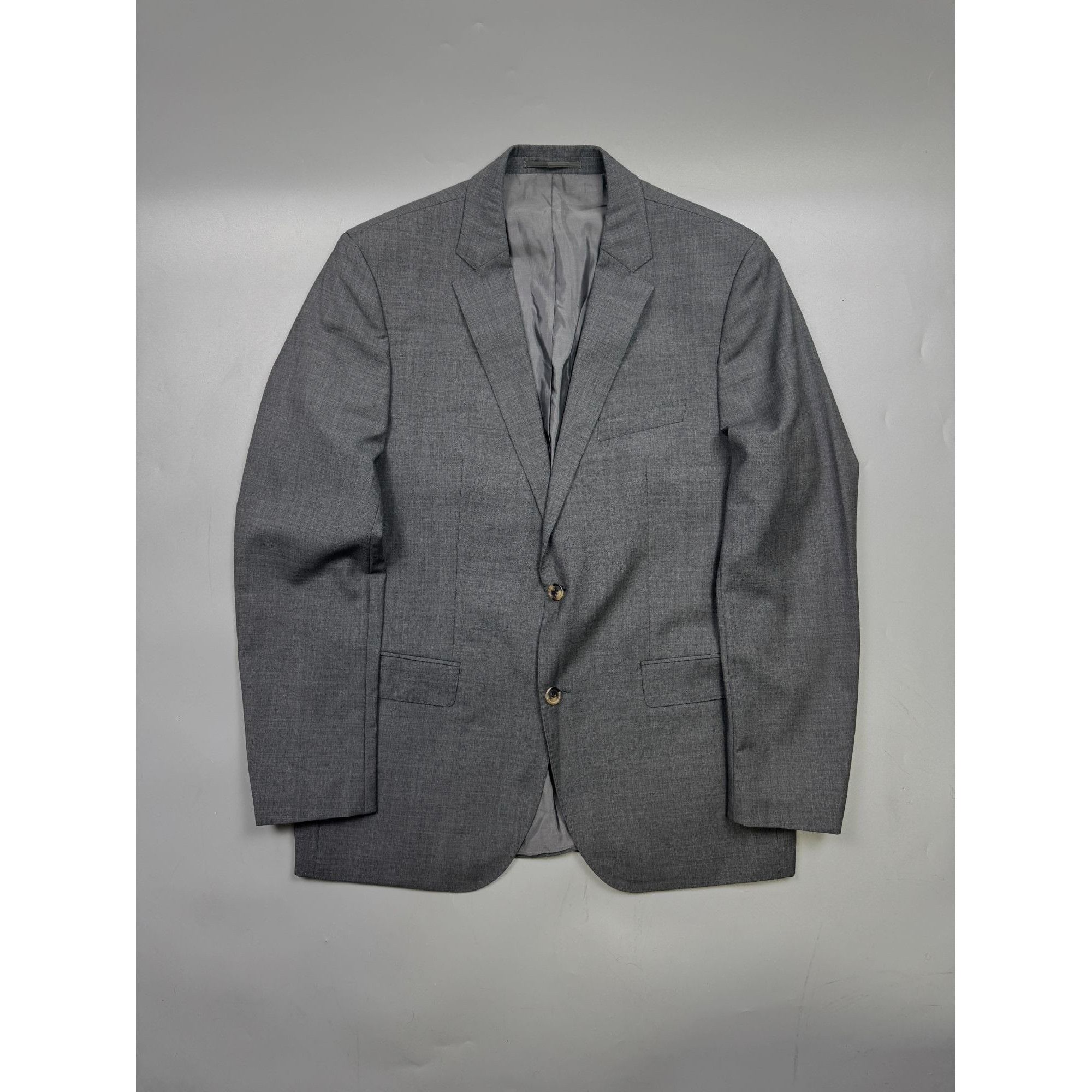 Hugo Boss Hugo Boss Mint Gray Wool Two Piece Suit (Y1274) Size 42R - 2 Thumbnail