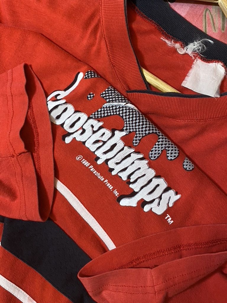 Vintage 1996 Goosebump TV Series Promo Raglan Long Sleeve T Shirt Size US M / EU 48-50 / 2 - 7 Thumbnail