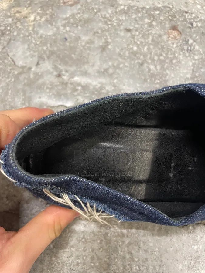 Maison Margiela Maison Margiela MM6 Blue Denim Jeans Derbys Shoes Size US 7 / EU 40 - 8 Thumbnail