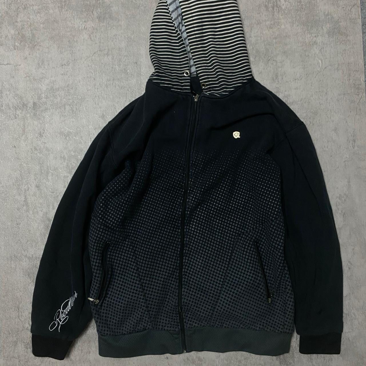 Other Black and white striped zip up hoodie Size US XL / EU 56 / 4 - 1 Thumbnail