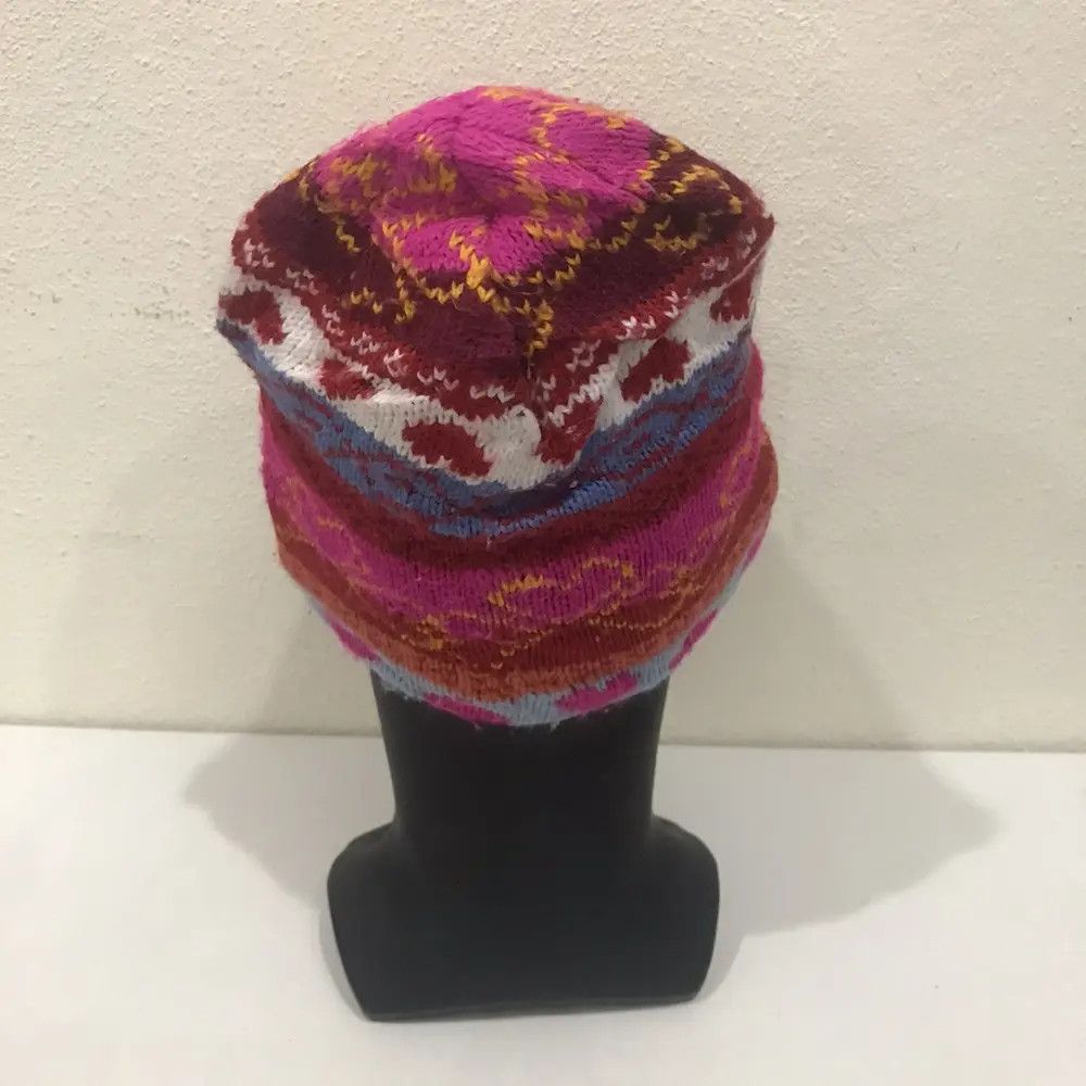Japanese Brand × Vintage Japanese Brand Fullprint Beanie Hat Size ONE SIZE - 4 Thumbnail