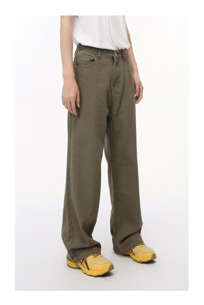 Japanese Brand × Jean Japanese style semi elastic waist straight loose jeans Size US 32 / EU 48 - 4 Thumbnail