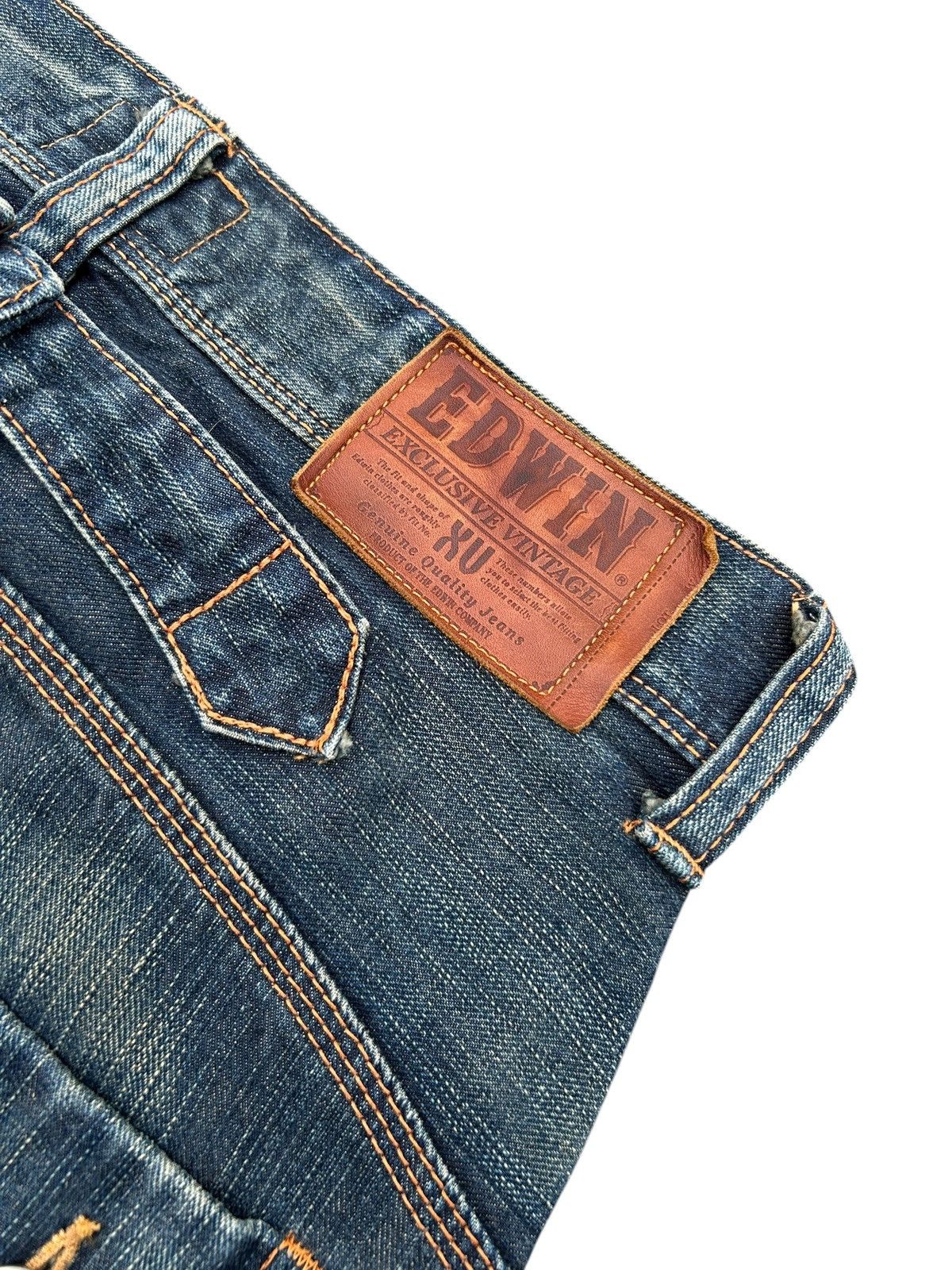 Kapital Flare Vintage Edwin Buckle Back Rusty Distressed Denim Jeans Size US 32 / EU 48 - 5 Thumbnail