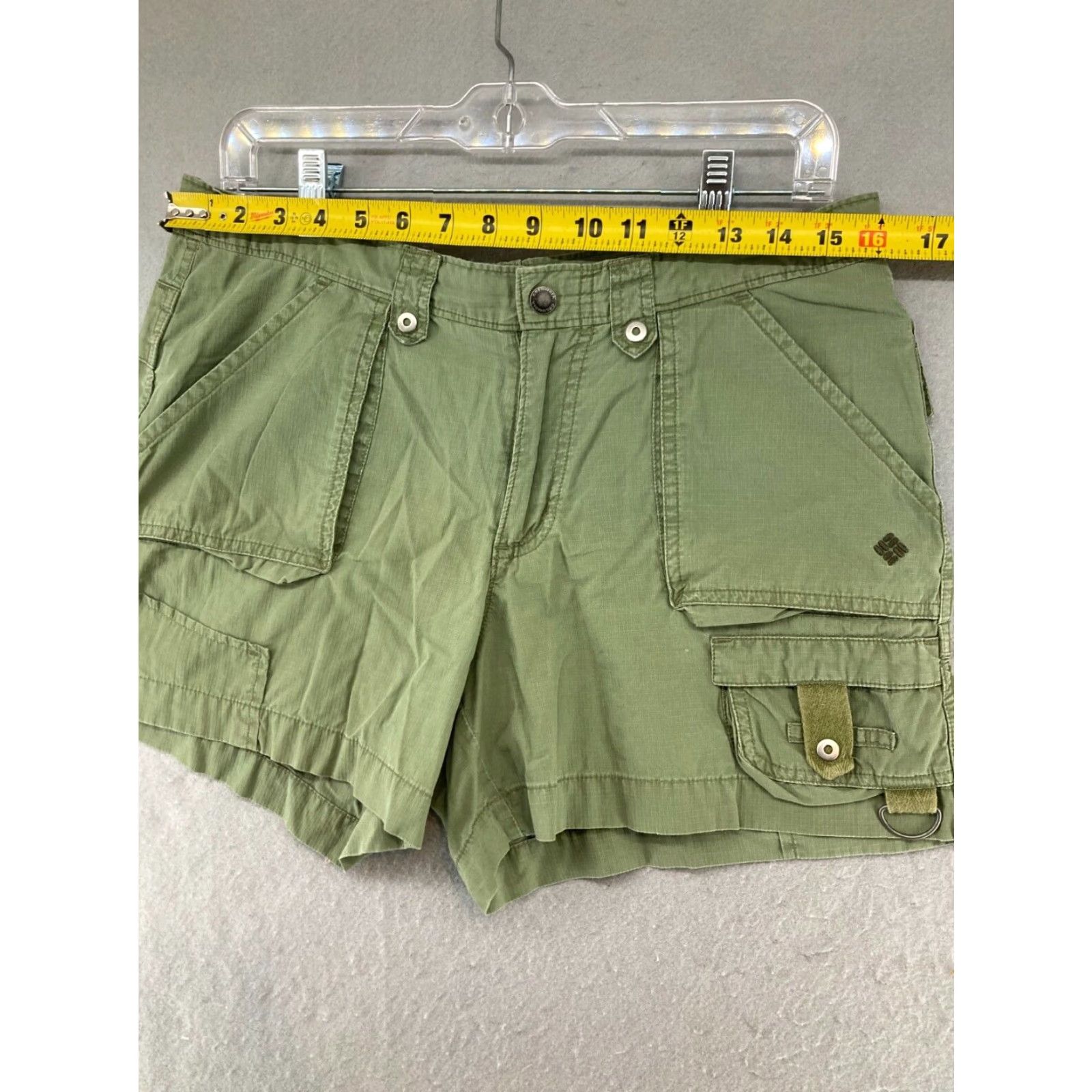 Vintage Columbia Womens Vertex 32 Green Ripstop Extra Large XL Hiking Shorts Size 32" / US 10 / IT 46 - 2 Thumbnail
