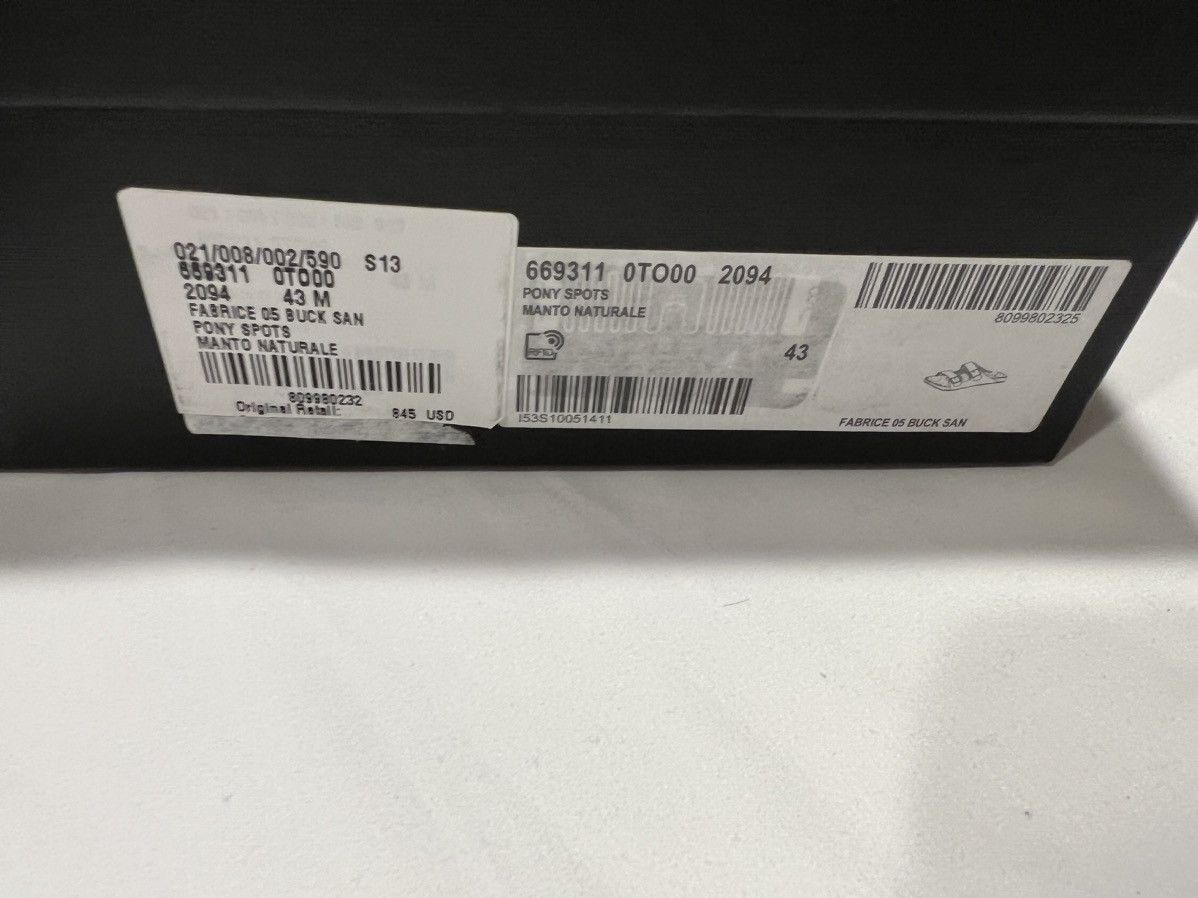 Saint Laurent Paris Saint Laurent pony hair leopard print sandals. 43/10 Size US 10 / EU 43 - 3 Thumbnail