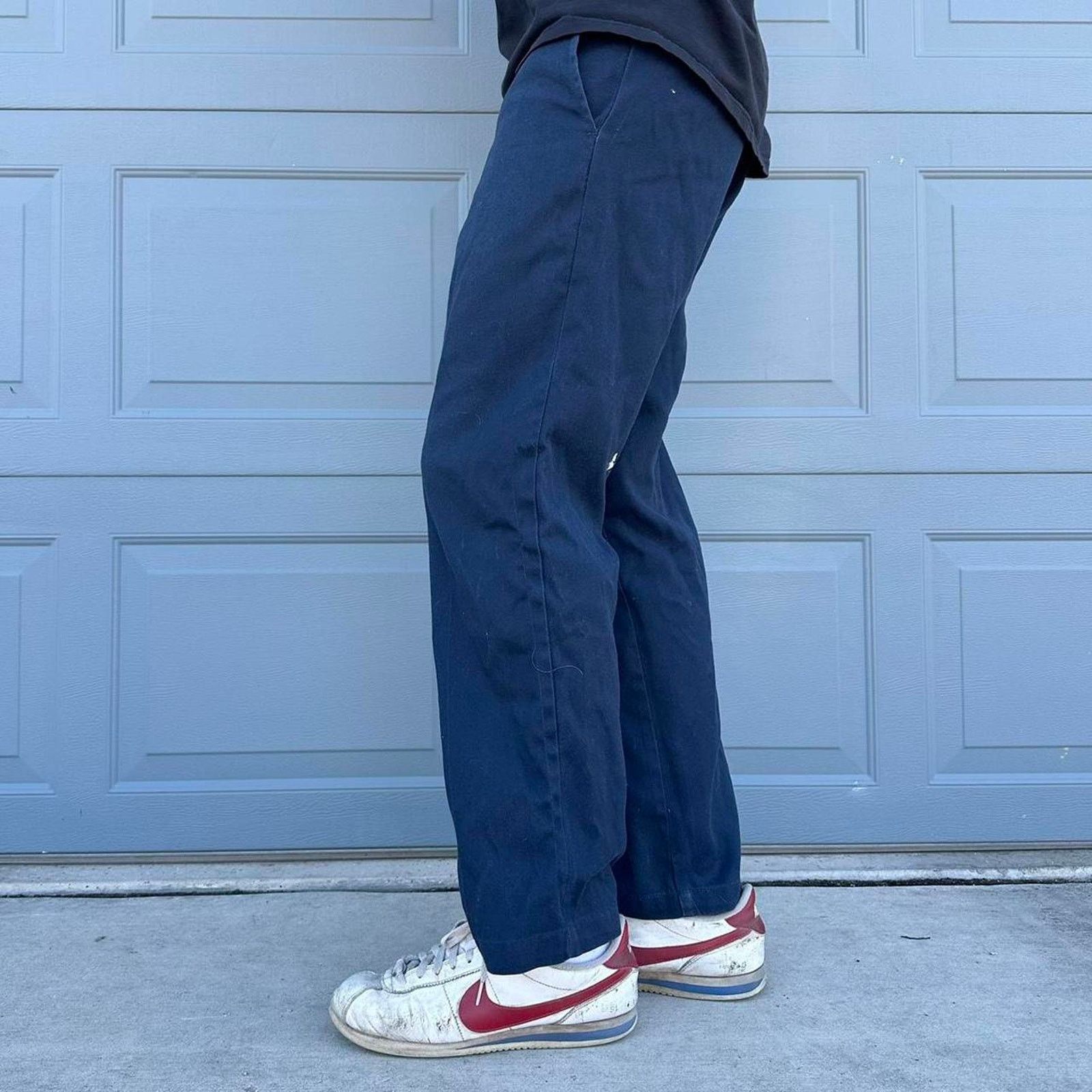 Dickies Vintage baggy navy dickies 874 Size US 33 - 2 Thumbnail