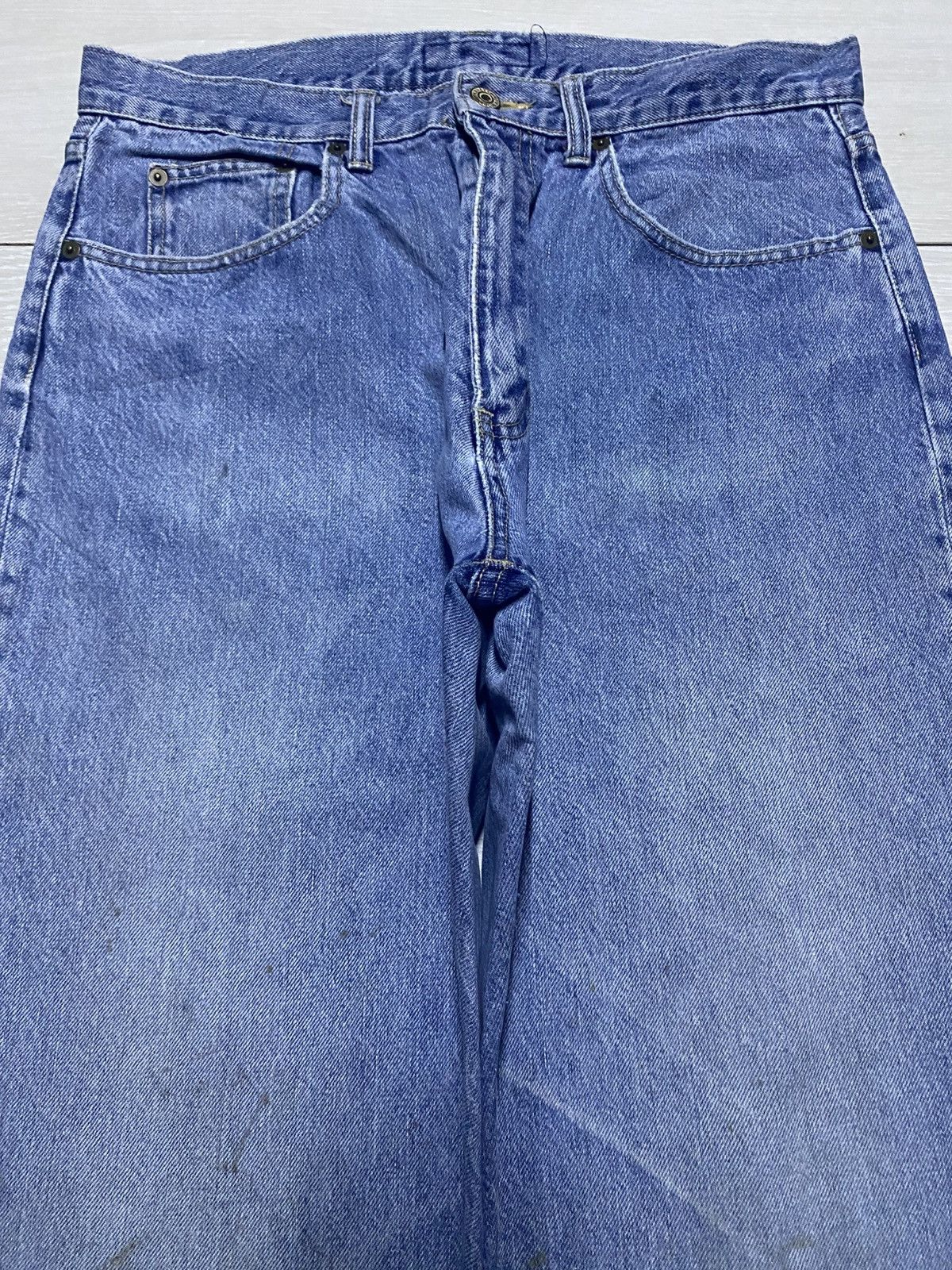 Barneys New York Vintage Barneys New York Light Wash baggy Jeans Size US 31 - 3 Thumbnail