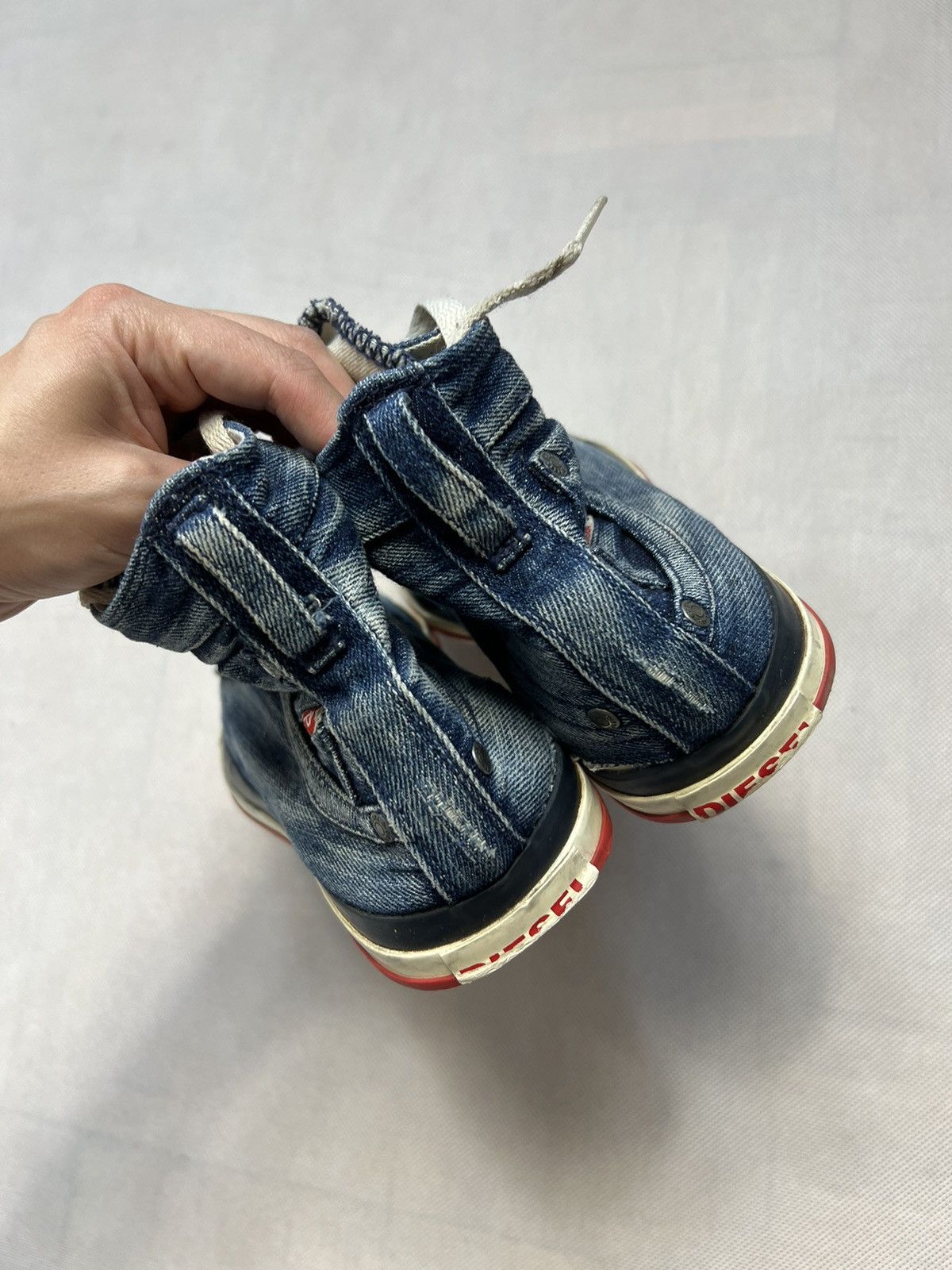 Diesel Shoes Diesel denim jeans vintage y2k skate sneakers hip hop Size US 8.5 / EU 41-42 - 4 Thumbnail
