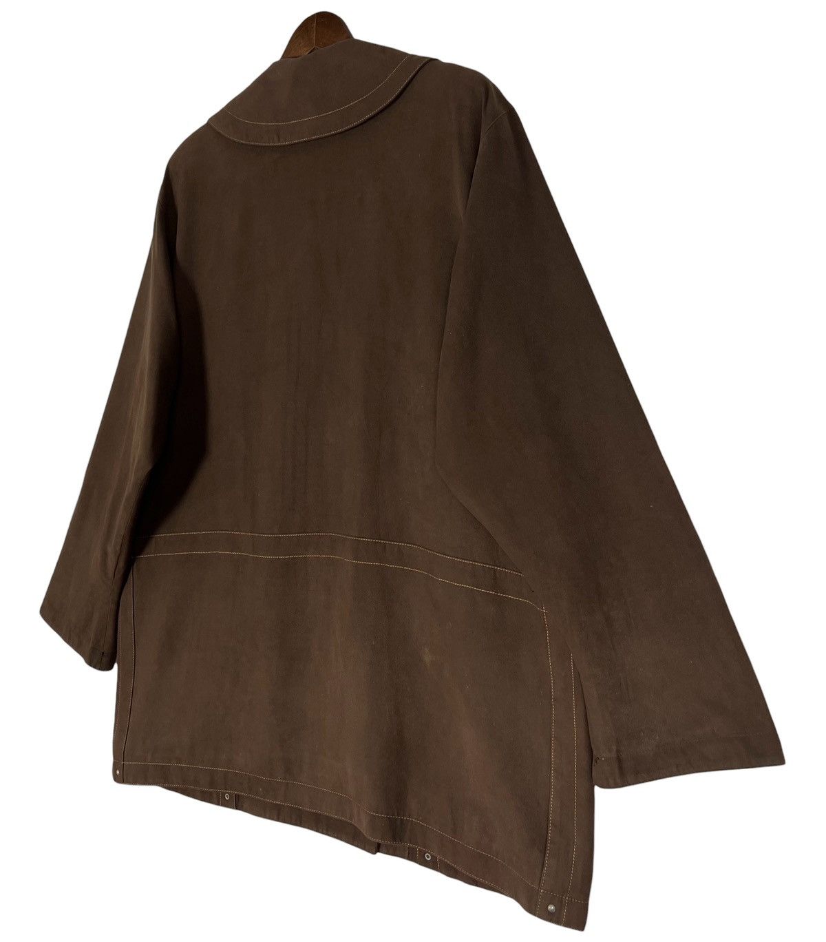 Courreges Vintage Courreges 80s Moleskin Long Coat Size M / US 6-8 / IT 42-44 - 5 Thumbnail
