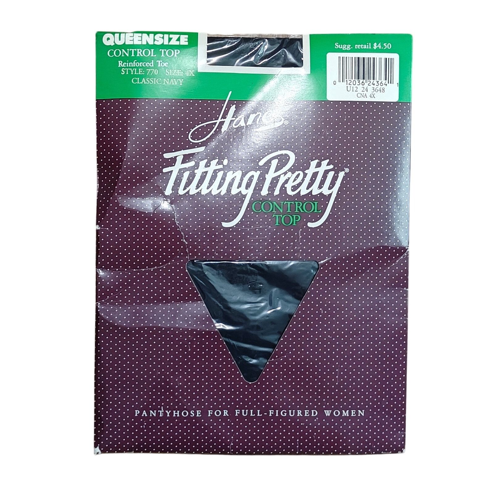Hanes Hanes Fitting Pretty Navy Size 4X Control Top Style 770 Size ONE SIZE - 1 Thumbnail