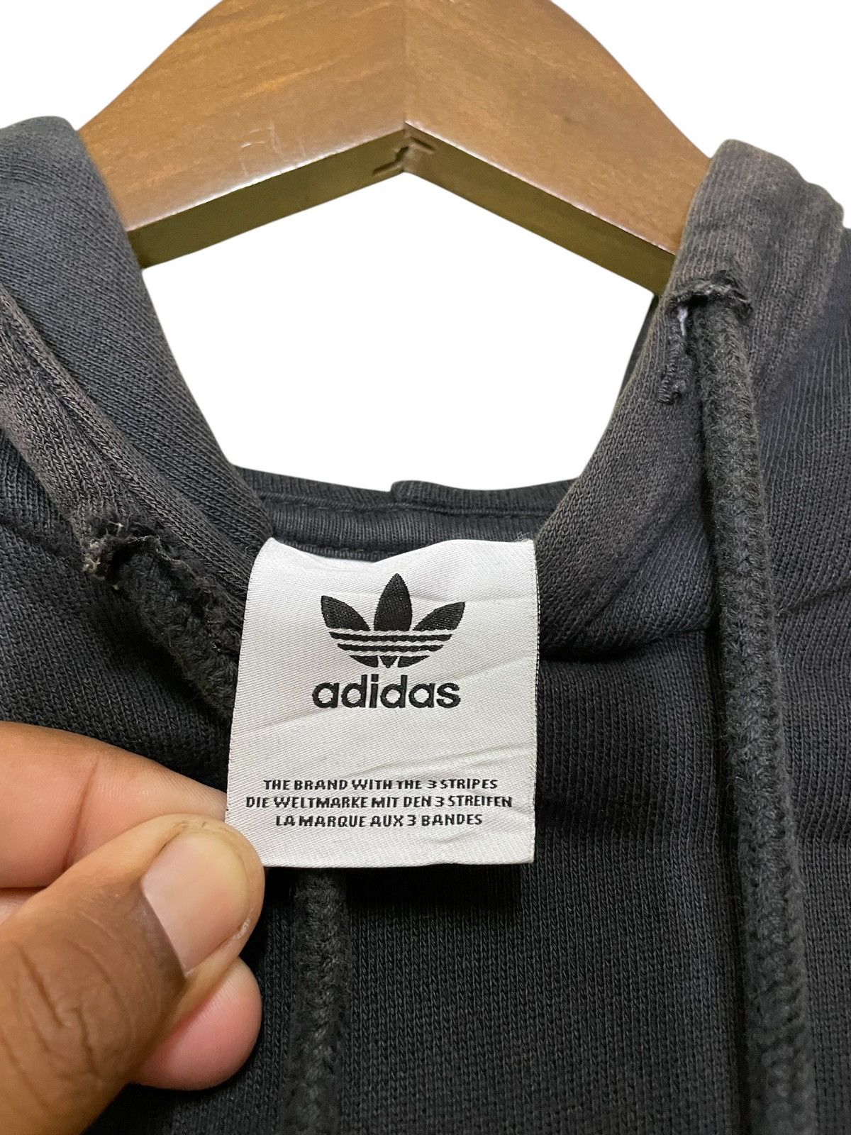 Adidas × Japanese Brand ADIDAS hoodie big logo printed sweatshirt size S Size US S / EU 44-46 / 1 - 7 Thumbnail