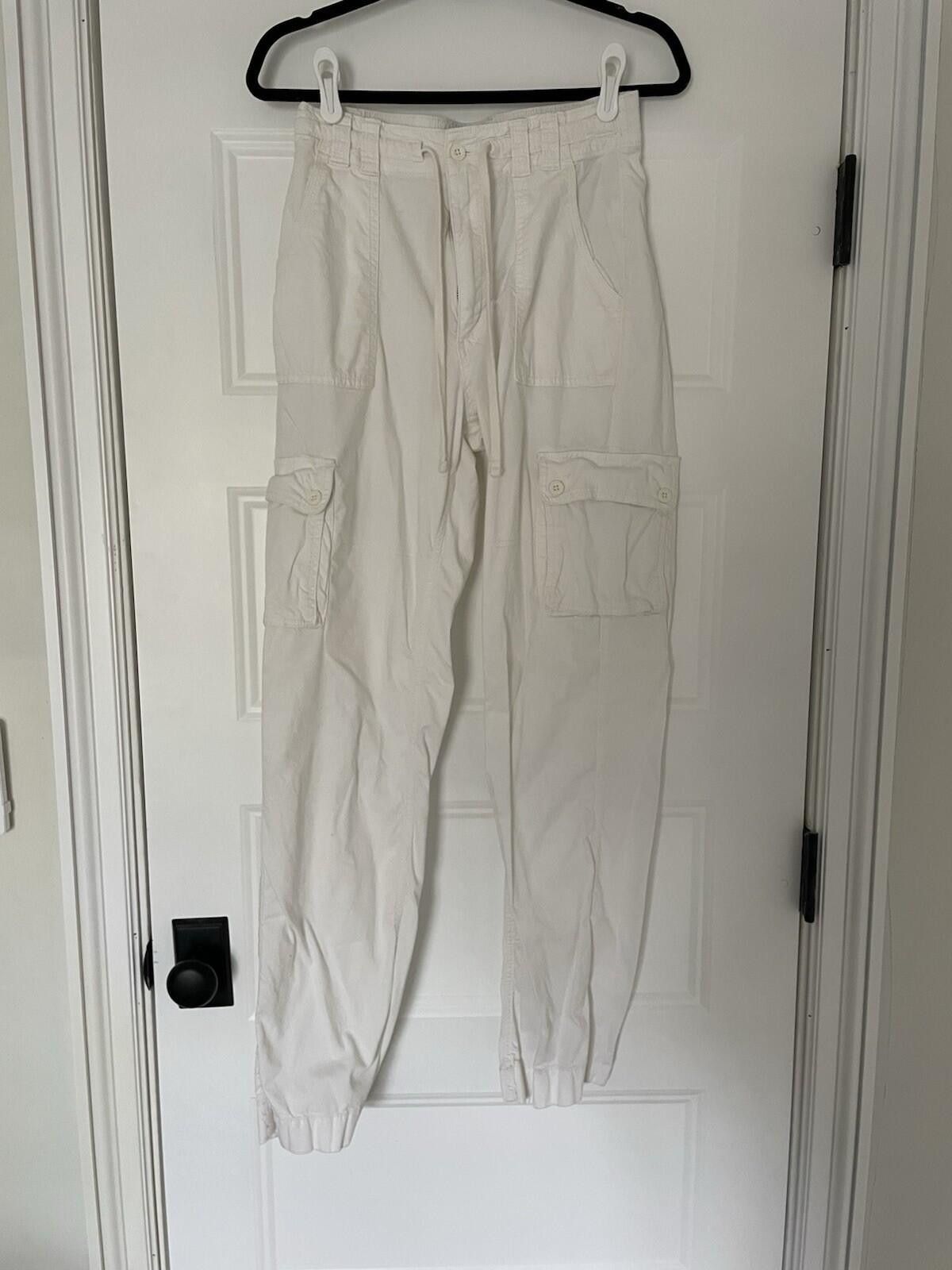 Hollister Hollister Ultrahigh-rise dad cargo pants white 27L Women Size 27" / US 4 / IT 40 - 1 Thumbnail