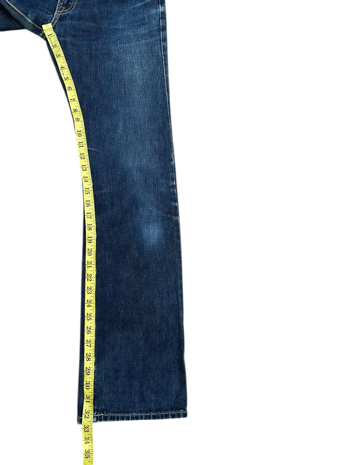 Kapital Vintage Tokyo Jeans Handcraft Snake Skin Pocket Denim Jeans Size US 30 / EU 46 - 17 Thumbnail