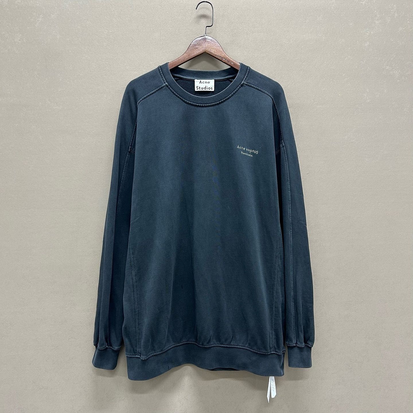 Acne Studios Acne Studios Logo Sweatshirt Black Size S Size US S / EU 44-46 / 1 - 1 Thumbnail