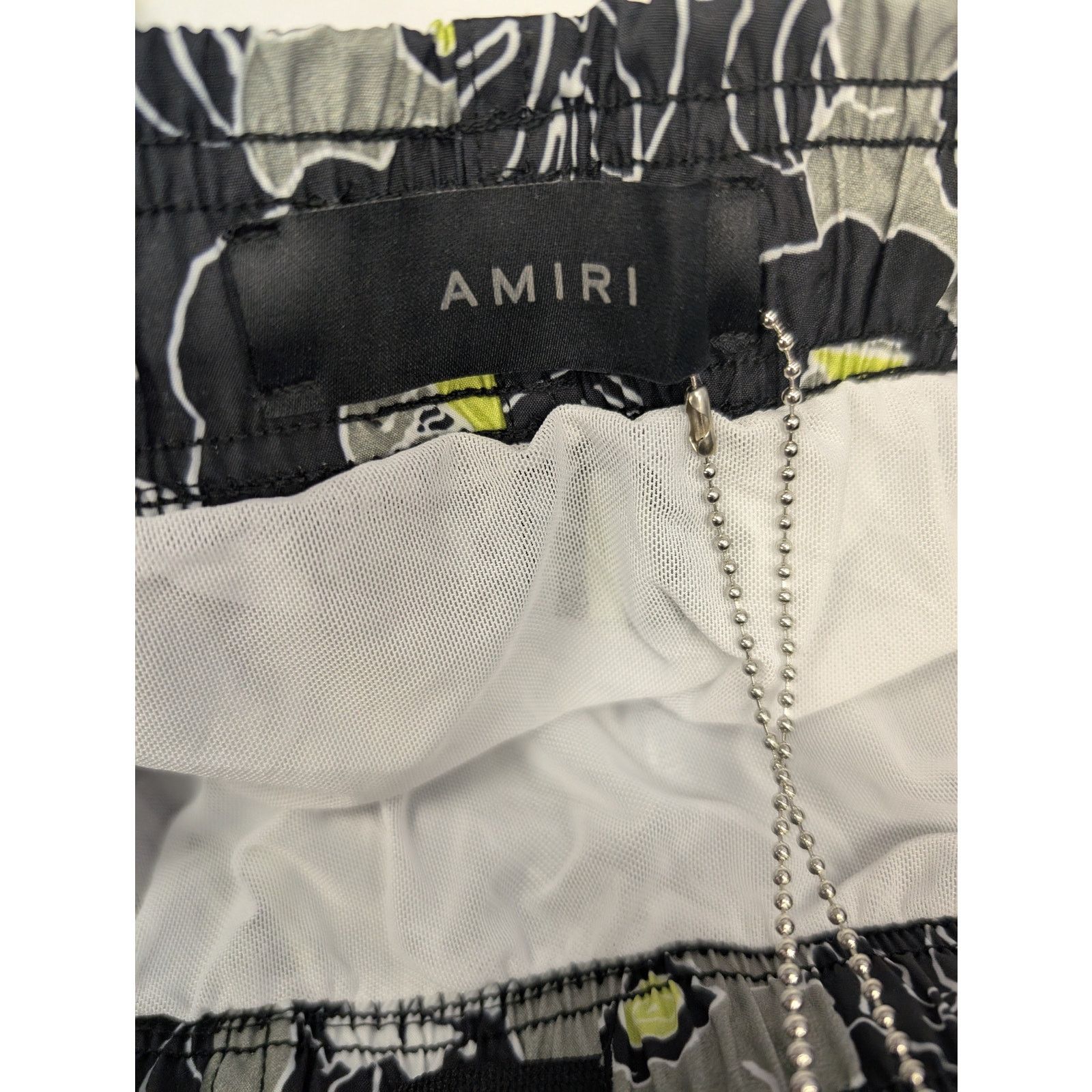 Amiri o1rshd1 Flower Amiri Swimtrunk Swim Shorts in Black Size US 30 / EU 46 - 11 Thumbnail
