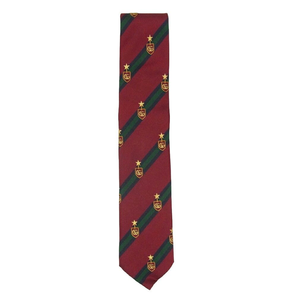 Gucci Star GG Embroidered Tie Size ONE SIZE - 1 Thumbnail