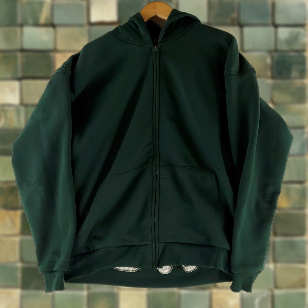 Vintage VINTAGE Pluma 90s Full Zip Thermal Lined Hoodie Sweatshirt Jacket Green Mens XXL Size US XXL / EU 58 / 5 - 1 Thumbnail