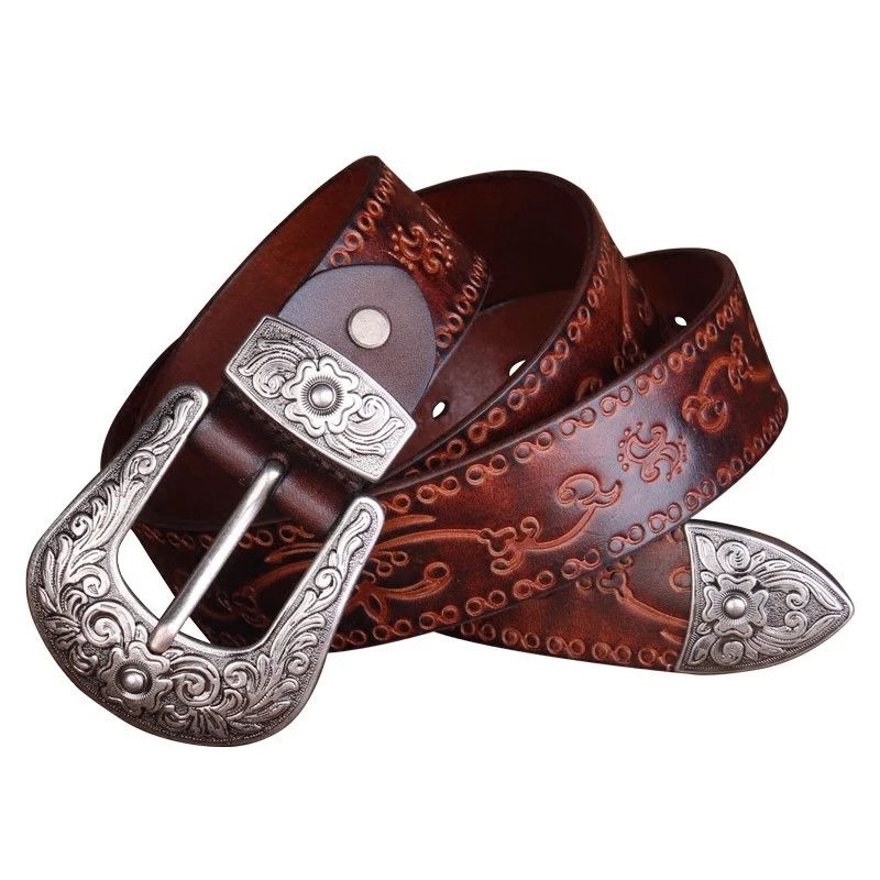 Japanese Brand Retro flower cowboy belt Size ONE SIZE - 1 Thumbnail