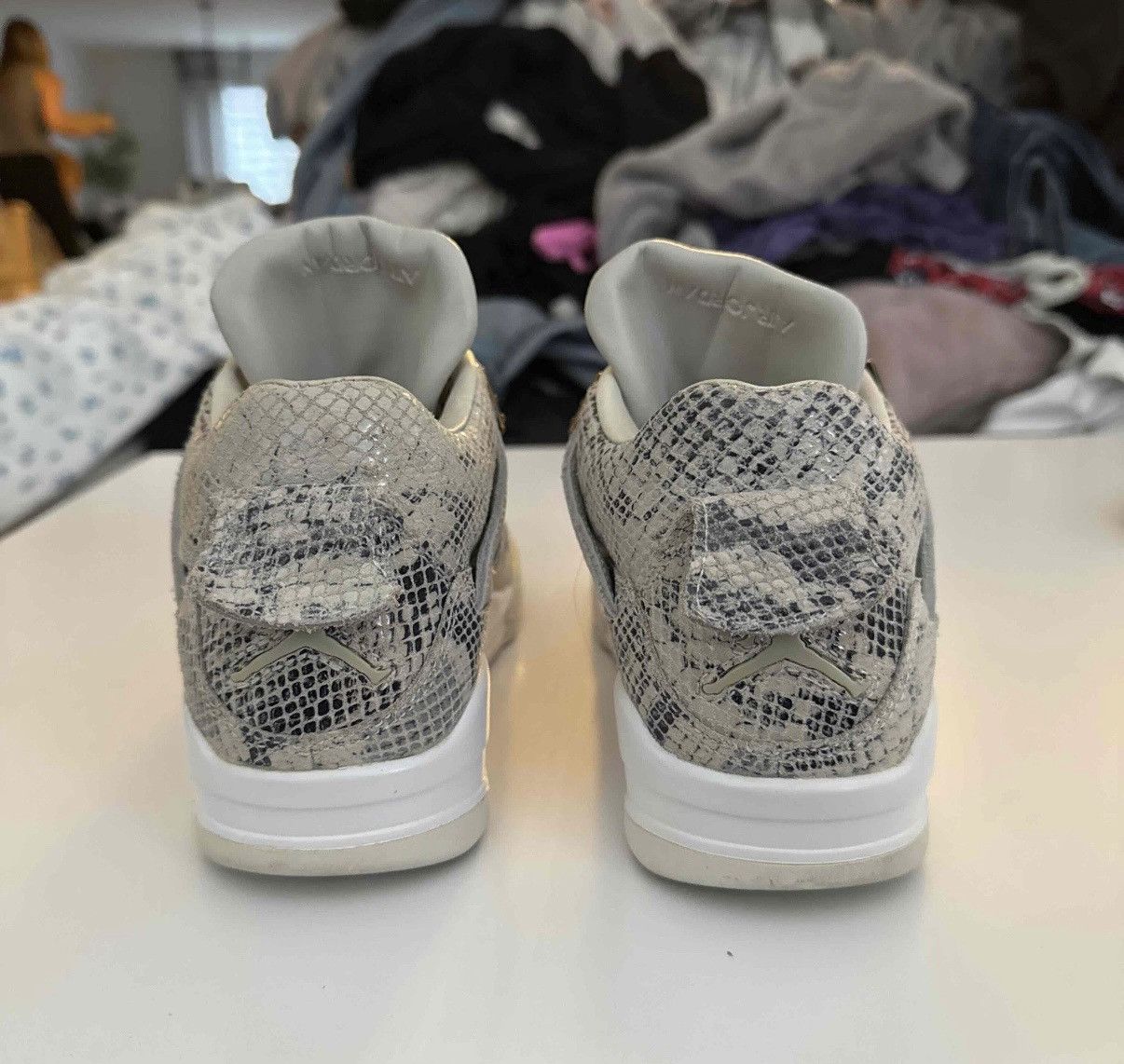 Jordan Brand Air Jordan 4 Retro Premium Snakeskin Python Size US 7 / EU 40 - 4 Thumbnail