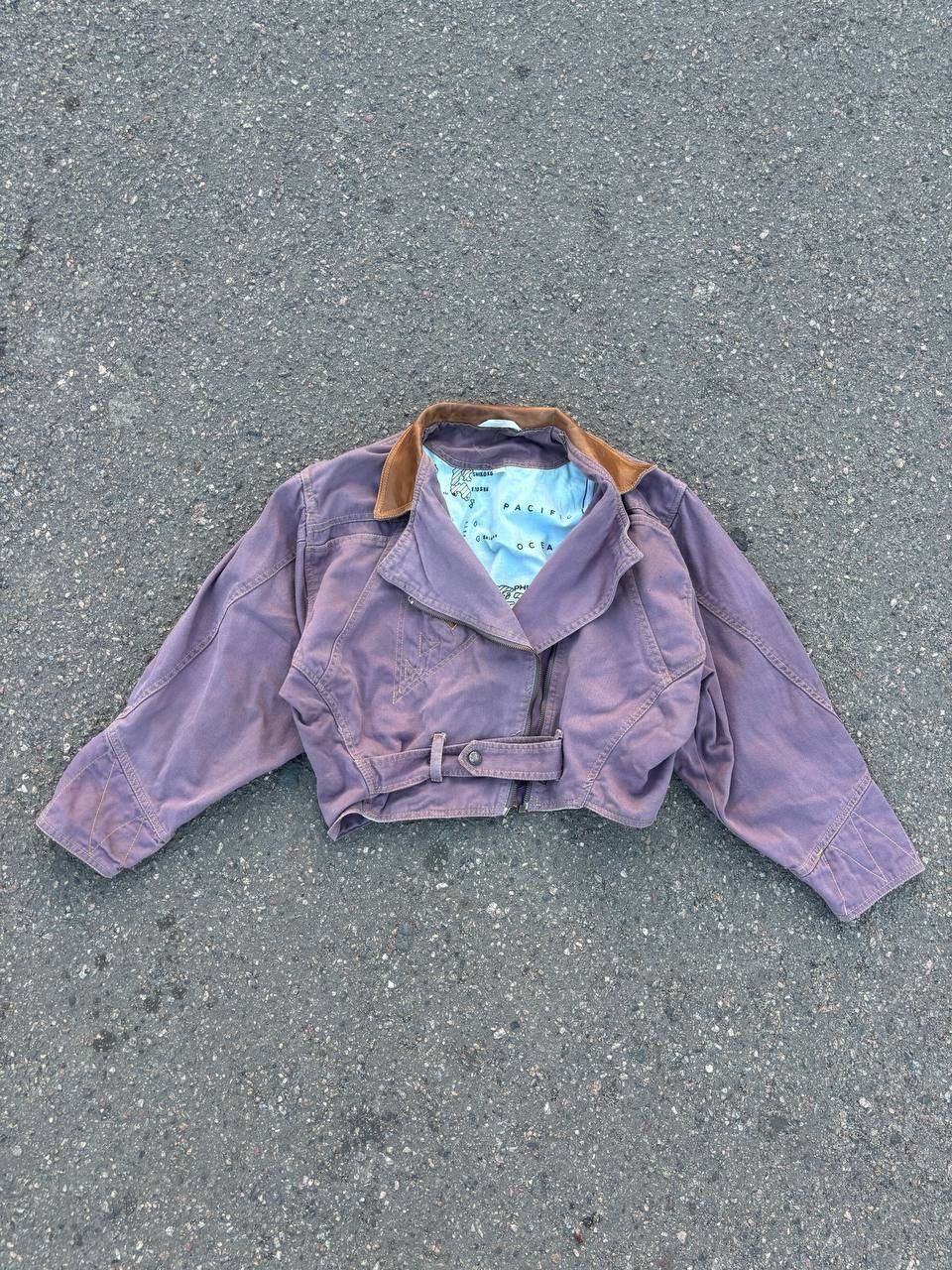 Vintage Vintage Y2K Batwing Cropped Motorcycle Avantgarde Jacket Size US M / EU 48-50 / 2 - 2 Thumbnail
