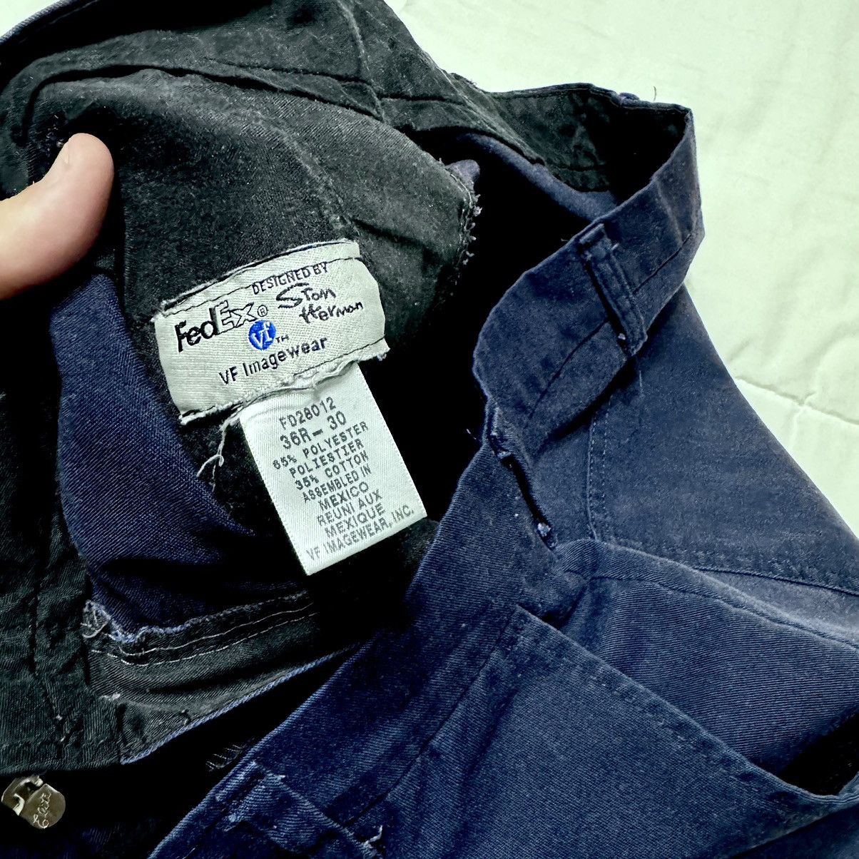 Vintage Custom Blue Cargo Pants Size US 36 / EU 52 - 8 Thumbnail