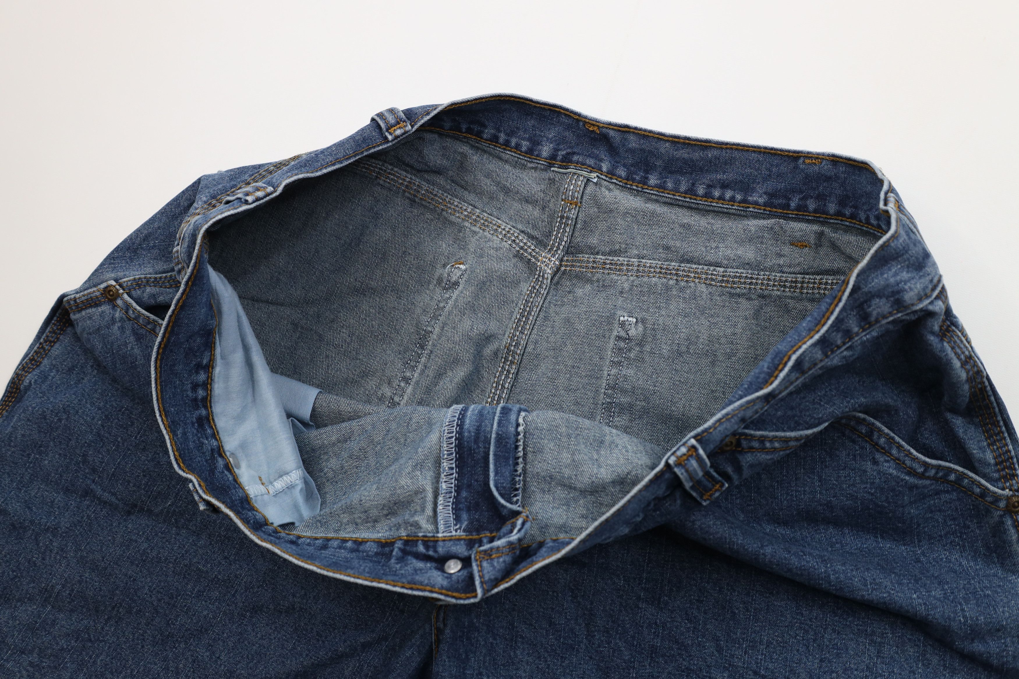 Vintage Vintage 90s Y2K Streetwear Relaxed Denim Jean Shorts Jorts Size US 44 / EU 60 - 6 Thumbnail