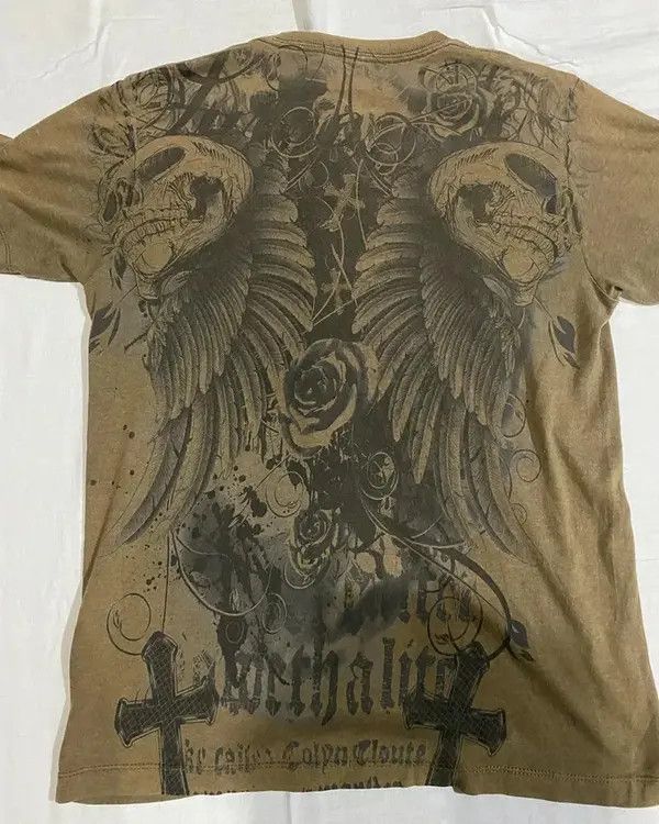 VIBE #10 E Girl Gothic Retro Cyber Grunge Y2K Skull Graphic Size US M / EU 48-50 / 2 - 4 Thumbnail