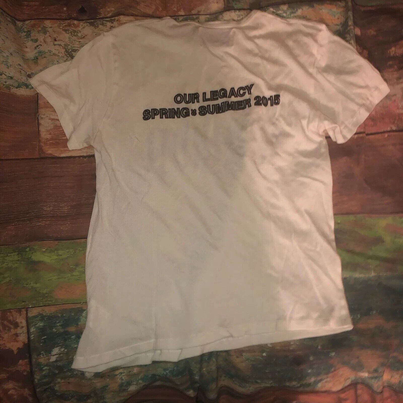 Our Legacy T-Shirt Size 48 Medium Ignition Season 2015 Logo