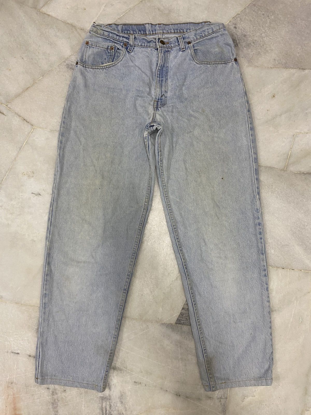 Levi's Size 32x29.5 Vintage Levis Distressed Baggy Jeans Faded Size US 32 / EU 48 - 2 Thumbnail