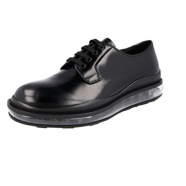 Prada Prada Levitate Brushed Leather Derby Shoes Size US 8 / EU 41 - 2 Thumbnail